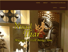 Tablet Screenshot of nuadthaimassage.com